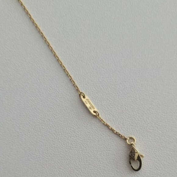 AUTHENTIC Van Cleef & Arpels Sweet Alhambra 18K Mother-of-Pearl Pendant Necklace - Picture 7 of 8